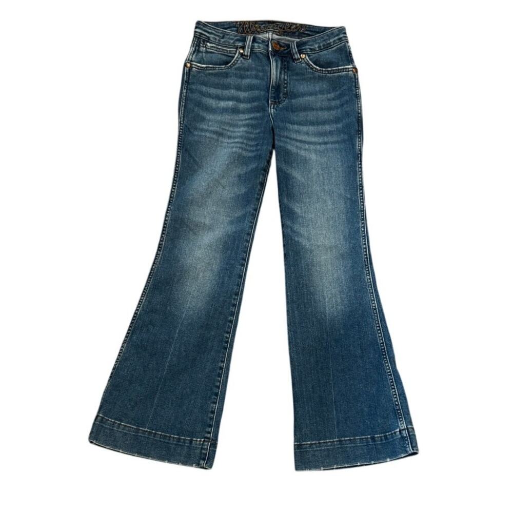 Wrangler Retro Trouser Boot Jeans Women’s Size 26x30 Medium Wash Stretch Flare
